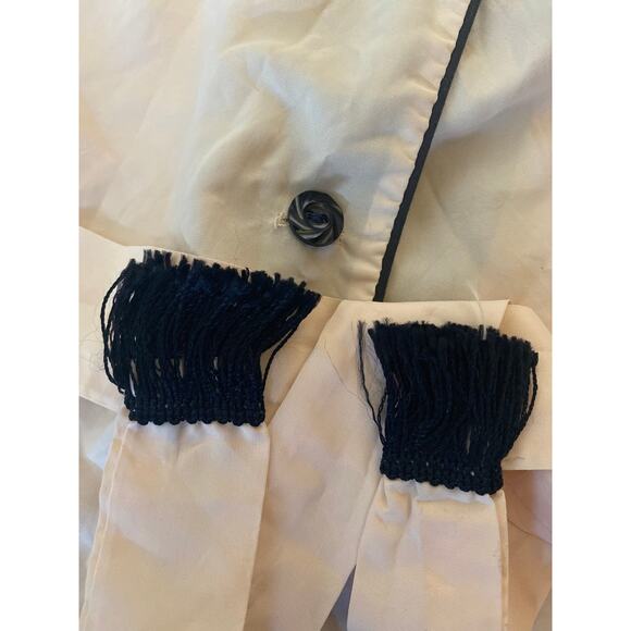 1950s Paultex New York Short Sleeve Quilted Smoking Jacket Size 36 small - Picture 10 of 13